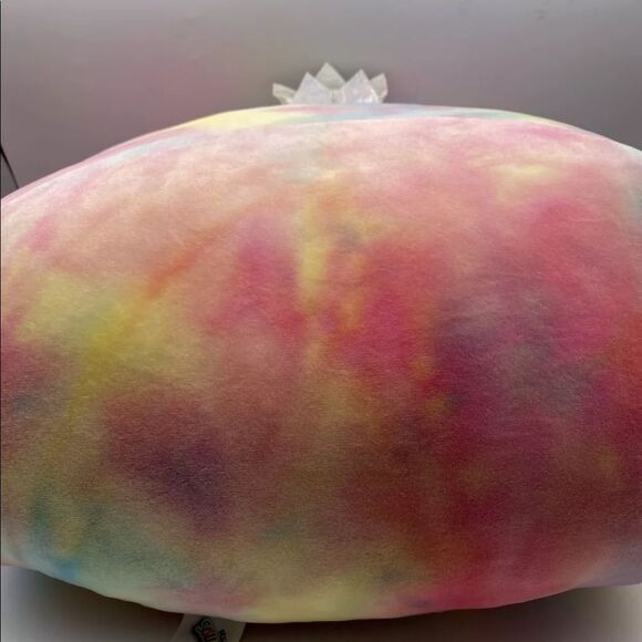 SquishMallows Stackable Louisa The Penguin Plush Tie Dye Rainbow Pastel 14” - Picture 4 of 7